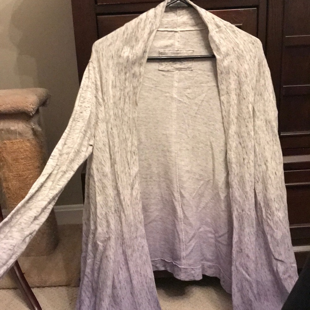 DKNY ombré Sweatshirt cardigan